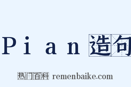 Pian造句是什么意思的图片